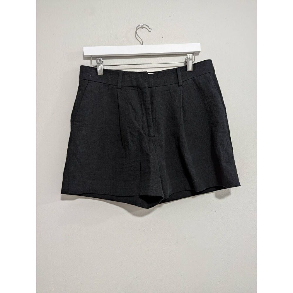& other stories tailored linen shorts size 40/M